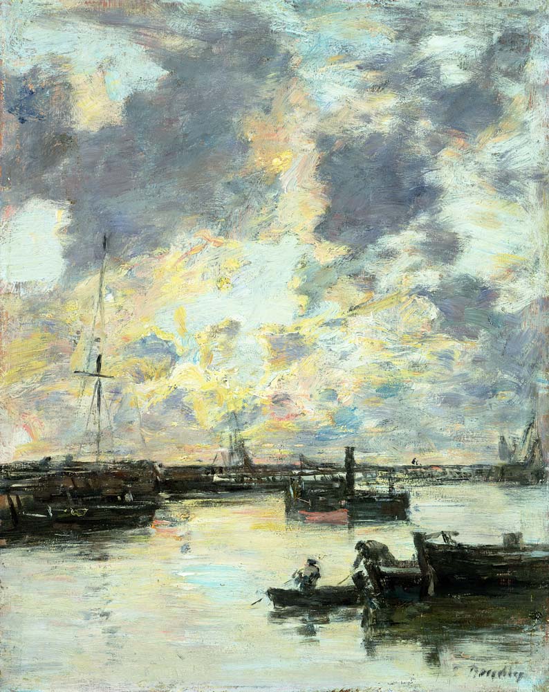 The Port à Eugène Boudin