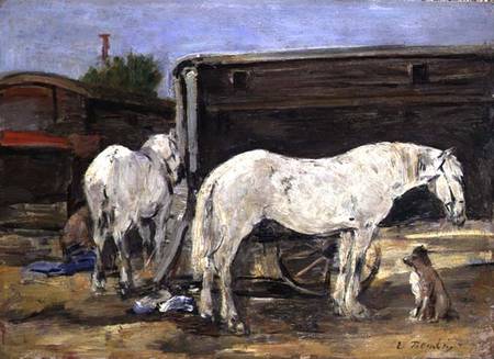 Gypsy Horses à Eugène Boudin
