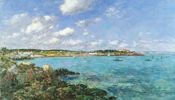 La baie de Douarnenez à Eugène Boudin