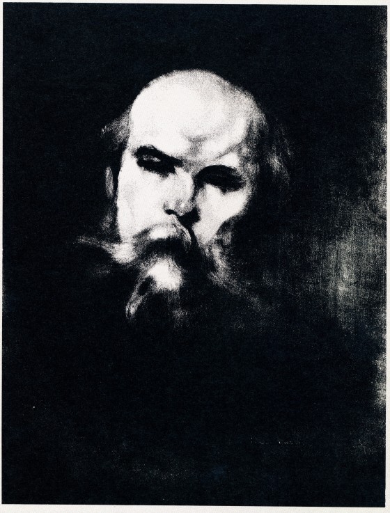 Portrait of the poet Paul Verlaine (1844-1896) à Eugène Carrière