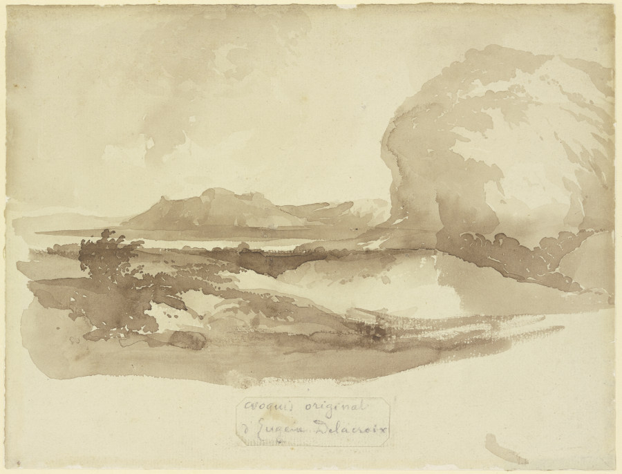 Landscape à Eugène Delacroix