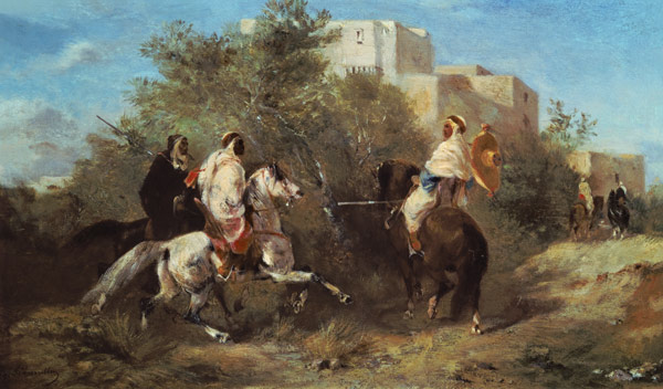 Arab Horsemen à Eugène Fromentin