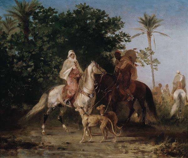 Departing for the Hunt à Eugène Fromentin