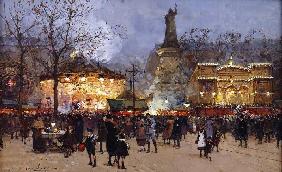 La Fête, Place de la Republique, Paris.