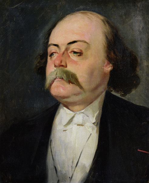 Portrait of Gustave Flaubert (1821-80) à Eugene Giraud