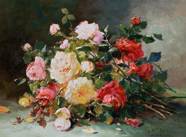 A Bouquet of Roses à Eugene Henri Cauchois
