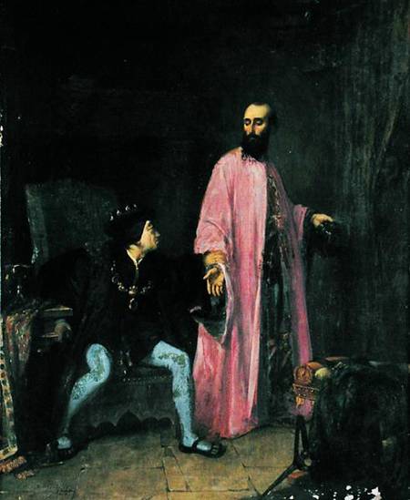 Louis XI (1423-83) and his doctor à Eugene Lagier