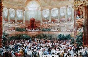 Dinner in the Salle des Spectacles at Versailles