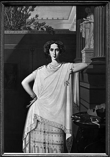 Tragedy or, Portrait of Rachel, c.1854 à Eugene Emmanuel Amaury-Duval