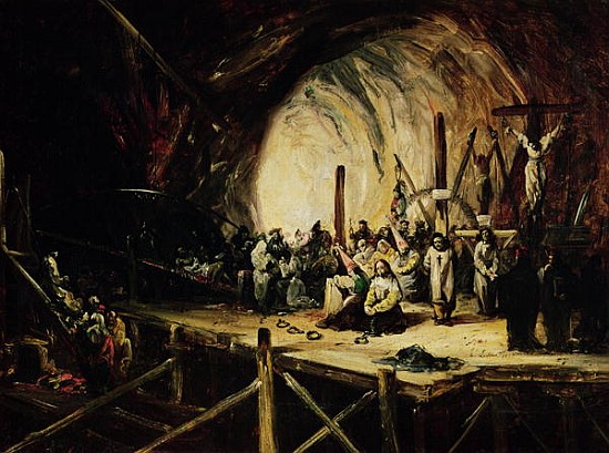 Inquisition Scene à Eugenio Lucas y Padilla