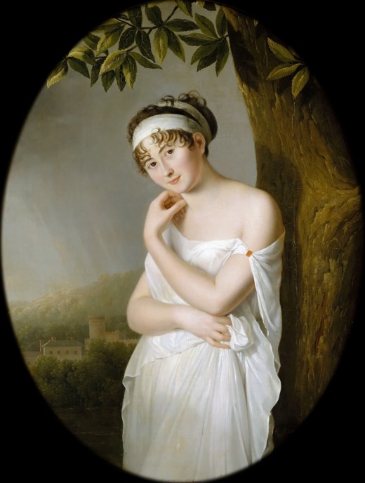 Portrait of Madame Récamier, née Julie Bernard (1777-1849) à Eulalie Morin