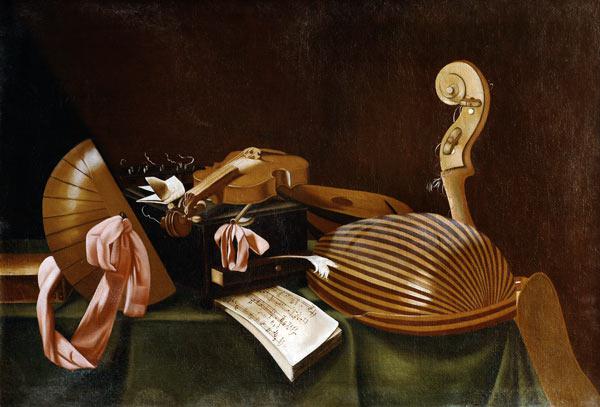 Still Life with Musical Instruments