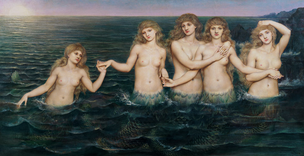 The Sea Maidens à Evelyn de Morgan