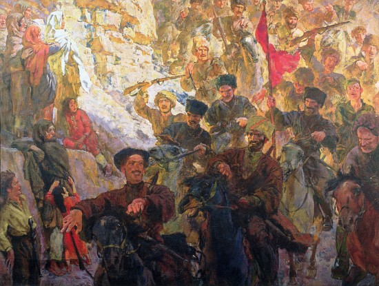The Red Partisans of Dagestsan à Evgeni Evgenievitch Lanceray