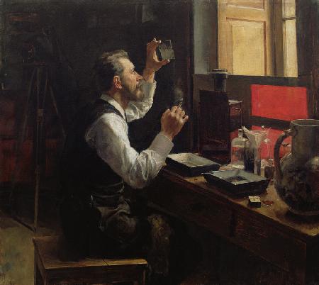 Amateur Photographer, 1894 (oil on canvas)