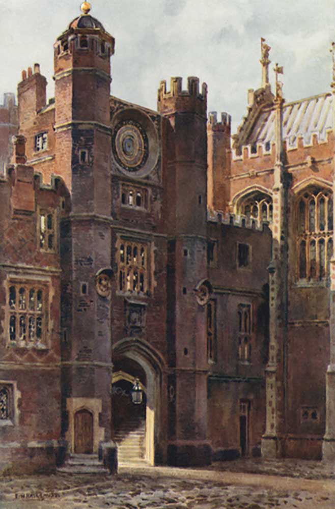 Anne Boleyns Gateway, Clock Court à E.W. Haslehust