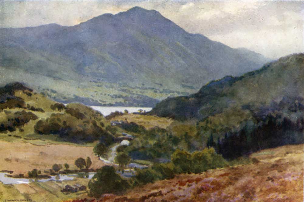 Ben Venue and Loch Achray, Trossachs à E.W. Haslehust
