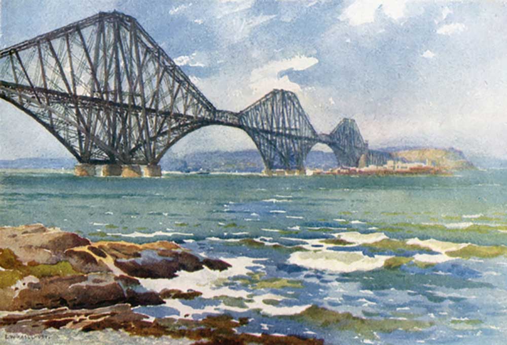 Forth Bridge and Coast of Fife à E.W. Haslehust