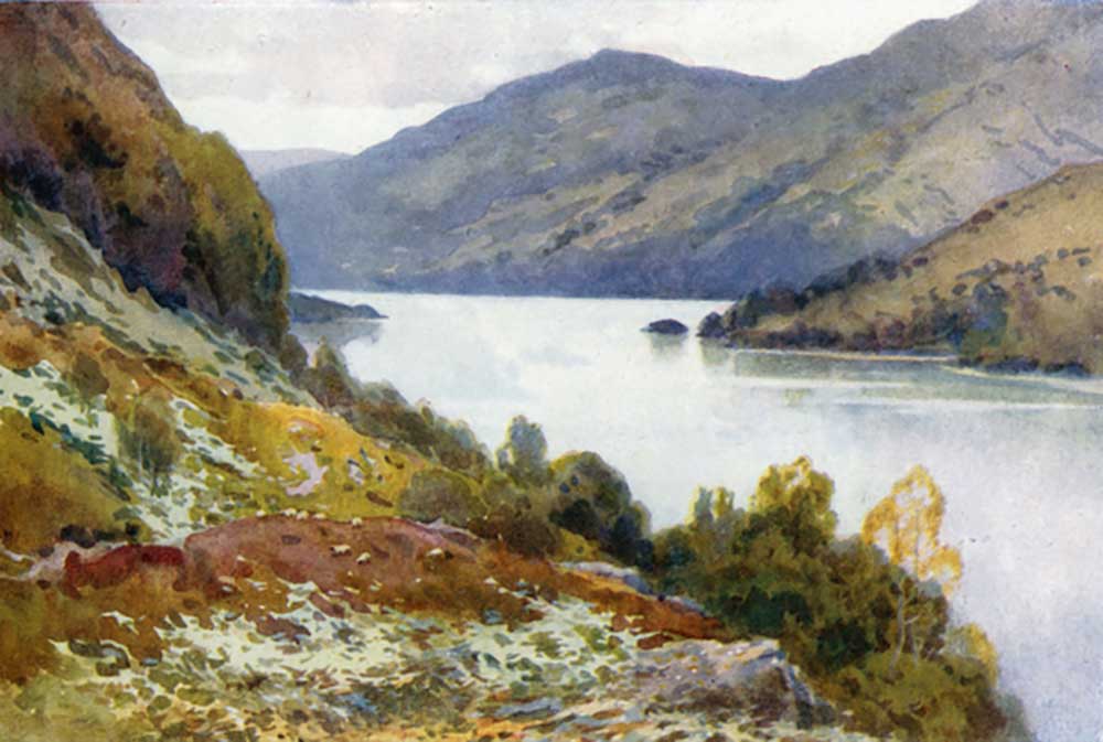 Loch Lomond from Inversnaid à E.W. Haslehust