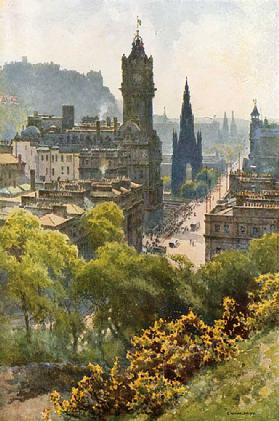 Princes Street from Calton Hill