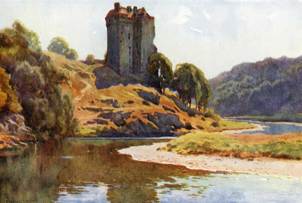 Neidpath Castle à E.W. Haslehust