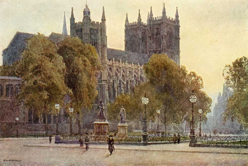Westminster Abbey à E.W. Haslehust