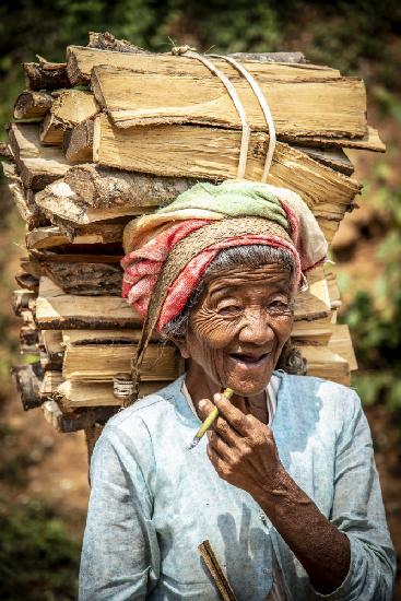 The lady with the cigar