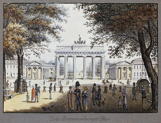 The Brandenburg Gate, Berlin à F.A. Calau