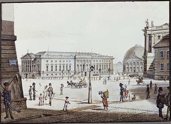 The Opernplatz, Berlin à F.A. Calau