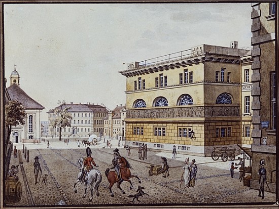 View of the mint, Berlin à F.A. Calau