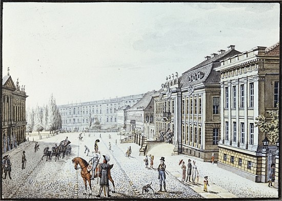 View of the Royal Palace, Berlin à F.A. Calau