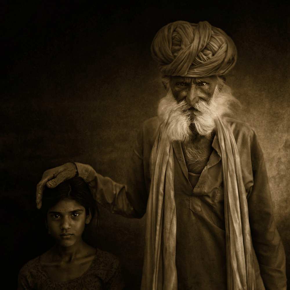 With Grandpa à Fadhel Almutaghawi