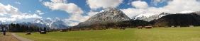 Panorama der Zugspitze