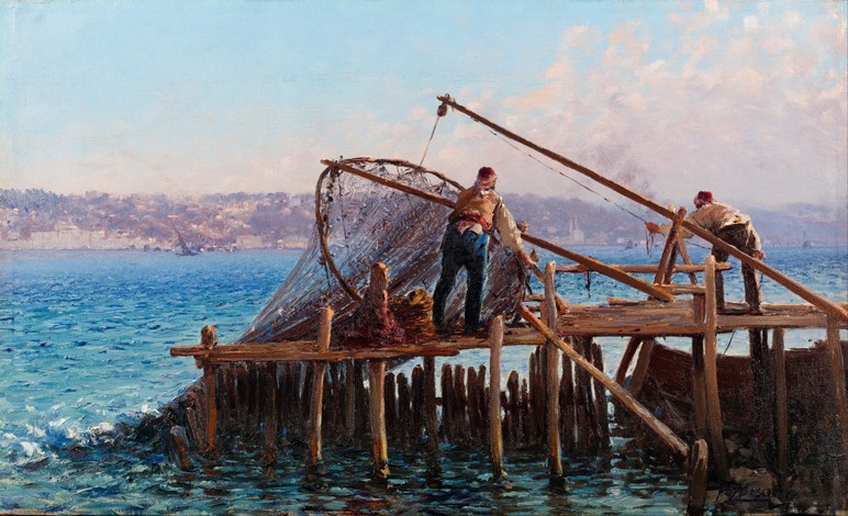 Fishermen à Fausto Zonaro