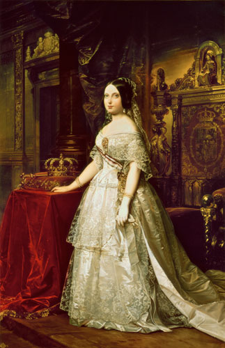 Isabelle II  d'Espagne à Federico de Madrazo