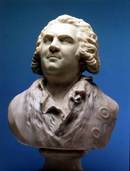 Portrait bust of Alexander Nikolaevich Samoilov (1744-1814) à Fedot Ivanovich Shubin
