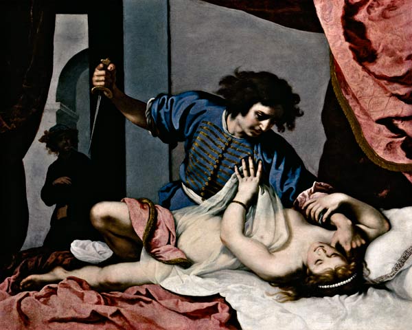 Tarquin and Lucretia (oil on canvas) à Felice Ficherelli