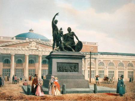 The Minin and Pozharsky monument in Moscow à Felix Benoist