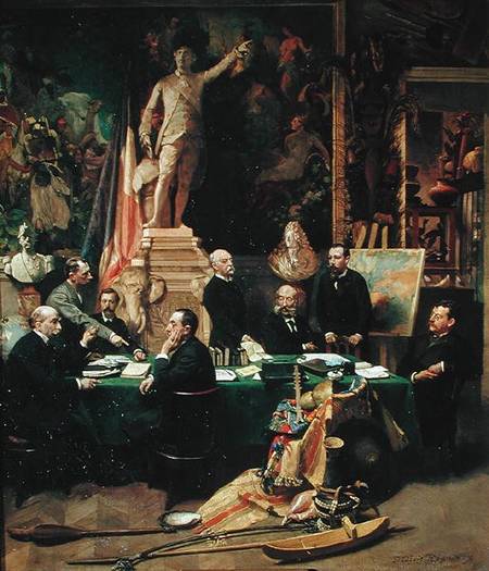 The Colonial Delegates and Jules Ferry (1832-93) à Felix Elie Regamey