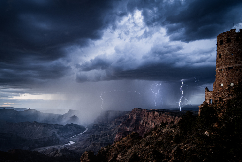 Grand Canyon Thunderstorm à Felix Frueh