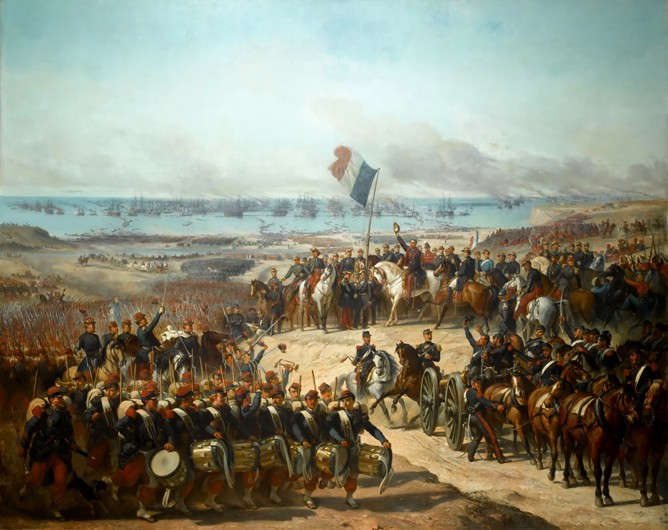 Disembarkation of the French Army at Eupatoria, 14 September 1854 à Felix-Joseph Barrias