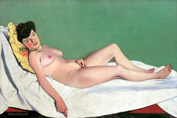 F.Vallotton / Reclining Nude / 1904 à Felix Vallotton