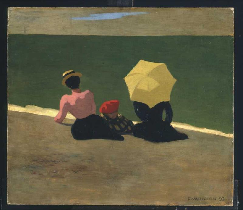 Am Strand à Felix Vallotton