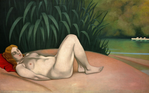 F.Vallotton / Nude by River Bank / 1921 à Felix Vallotton