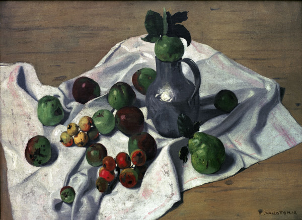 F.Vallotton / Still Life with Apples à Felix Vallotton