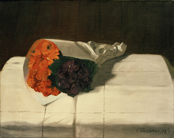 F.Vallotton, Strauss mit Ringelblumen.. à Felix Vallotton