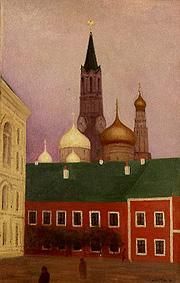 Moscou. Panneau gauche du diptyque à Felix Vallotton