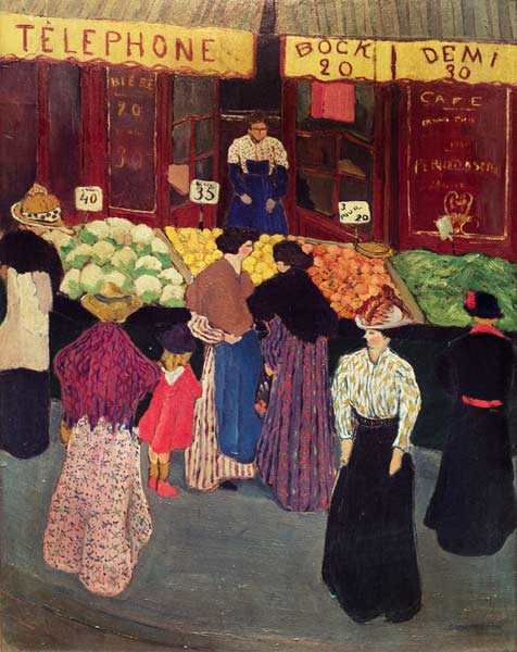 Vallotton / On the market / c.1895 à Felix Vallotton