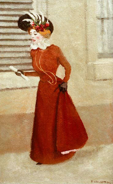 F.Vallotton / Woman w.Plumed Hat / 1895 à Felix Vallotton