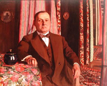 Portrait of Georg E. Haasen à Felix Vallotton